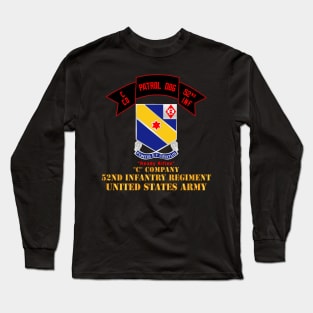 C Co 52nd Infantry - Patrol Dog - Ready Rifles Long Sleeve T-Shirt